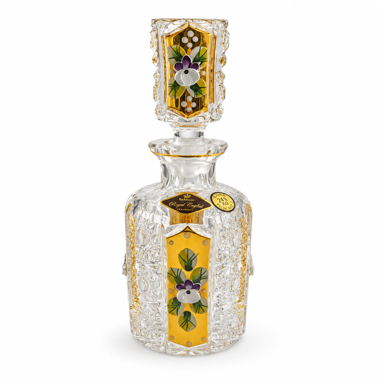 كريستال بوهيمي ذهبي مزخرف 250ML